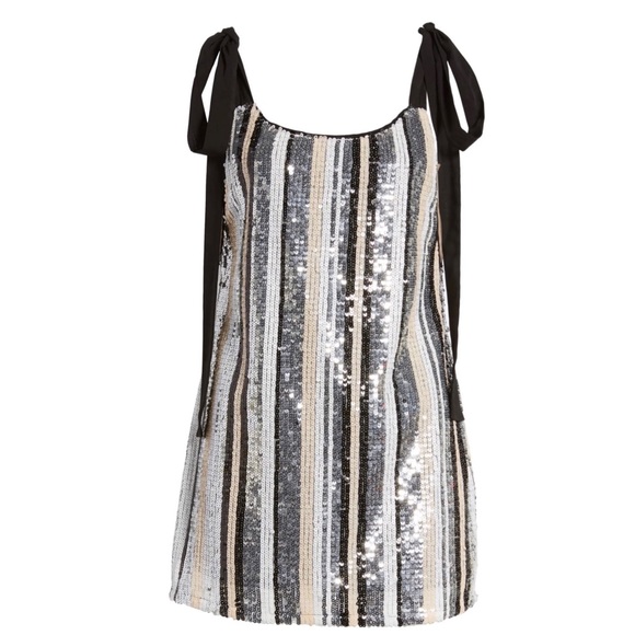 NBD REVOLVE SEQUIN MINI SLIP DRESS - Picture 10 of 12